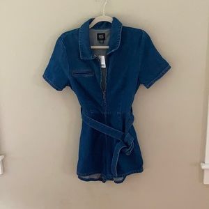 Urban Outfitters denim romper, never worn! Size 4